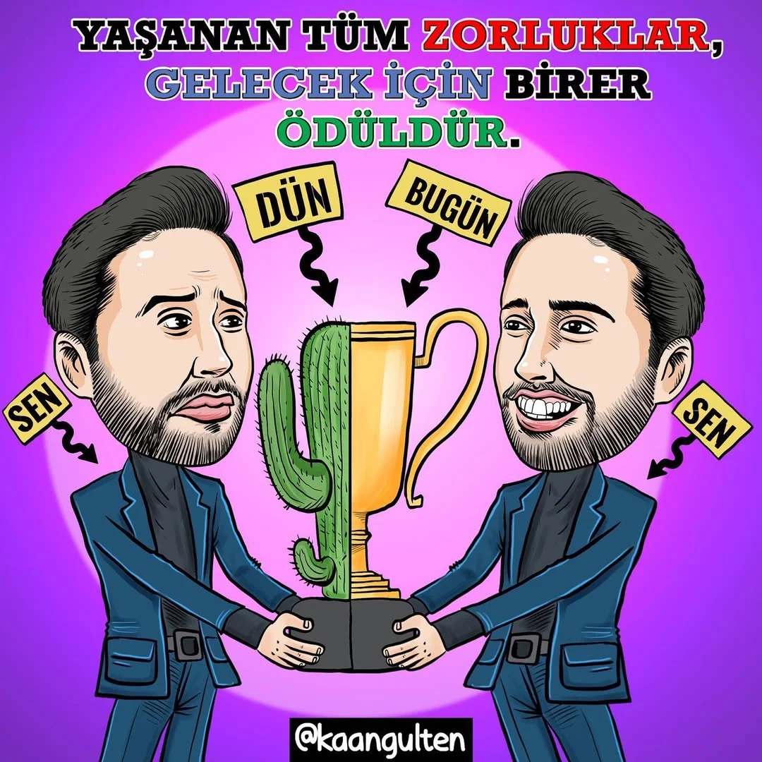 Karşılaştığımız zorluklar ve sıkıntılar bize 2 şeyi getirir